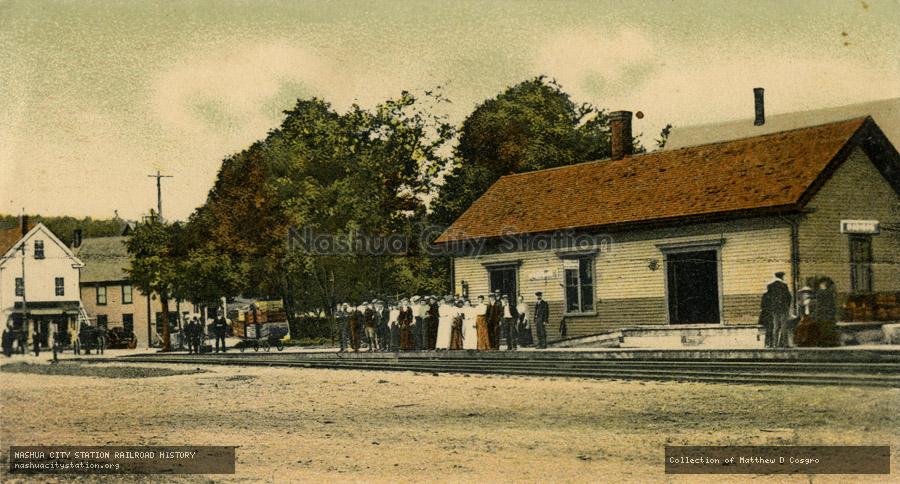 Postcard: Railroad Station, Madison, New Hampshire